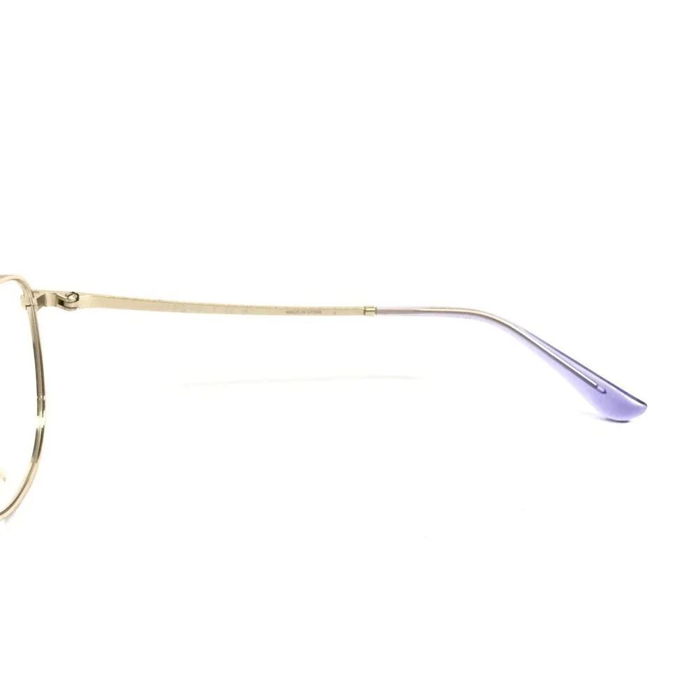 Vogue Eyeglasses Frames VO4229 5141 Purple Gold Cat Eye Wire Rim 51-18-140